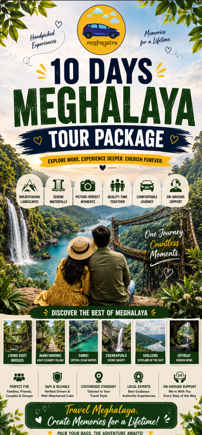 Meghalaya 10 Days Tour Package