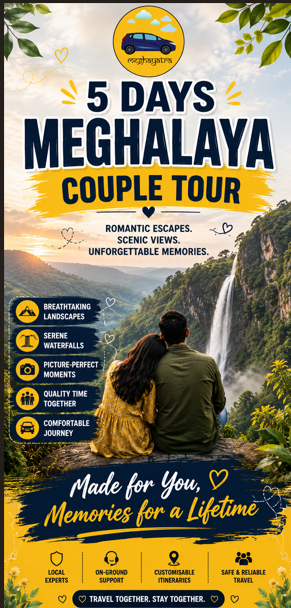 Meghalaya 5 Days Couple Tour Package
