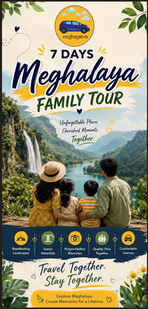 Meghalaya 7 Days Family Tour Package