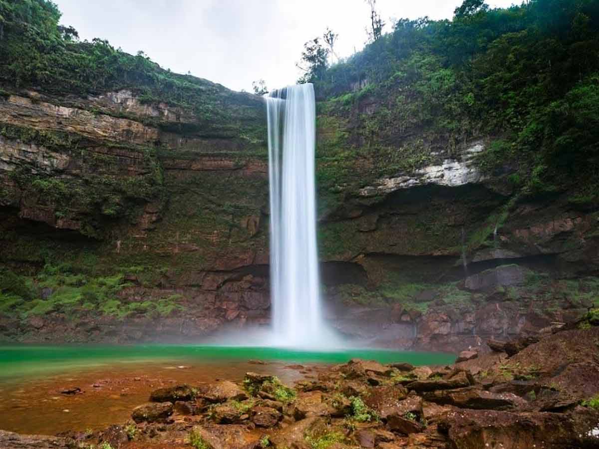 Majestic falls of Jaintia Hill